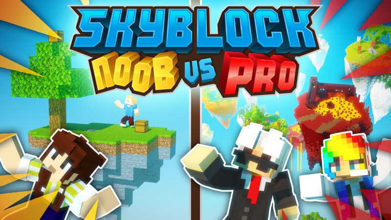 Skyblock: Noob VS Pro on the Minecraft Marketplace by Pixelusion