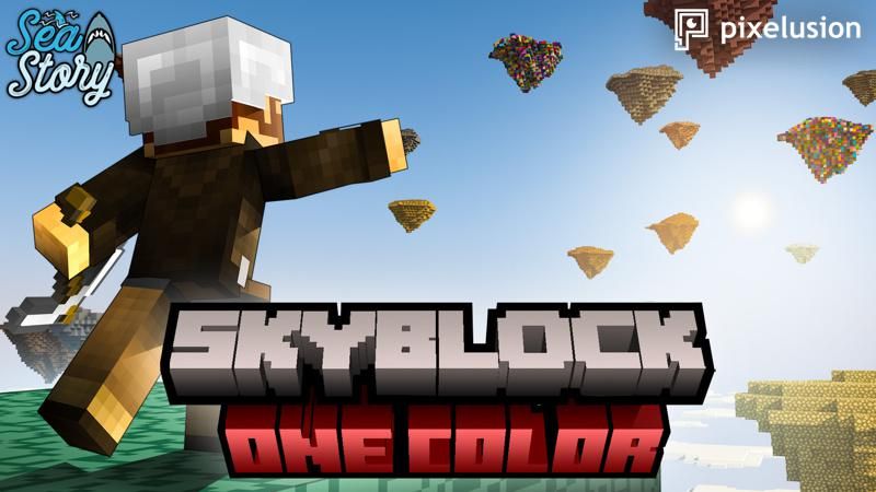 Skyblock One Color on the Minecraft Marketplace by Pixelusion