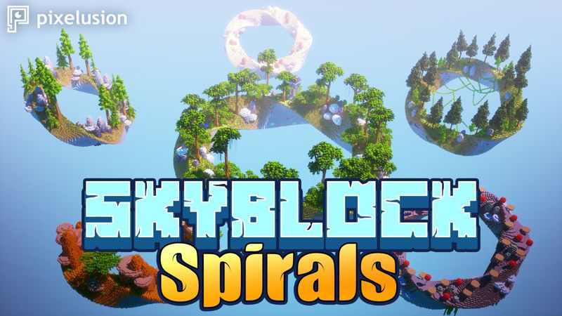 Skyblock Spirals on the Minecraft Marketplace by Pixelusion