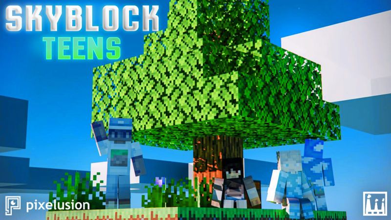 Skyblock Teens on the Minecraft Marketplace by Pixelusion