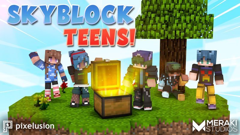 Skyblock Teens! on the Minecraft Marketplace by Pixelusion