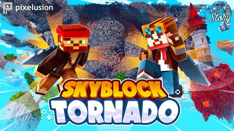 Skyblock Tornado on the Minecraft Marketplace by Pixelusion