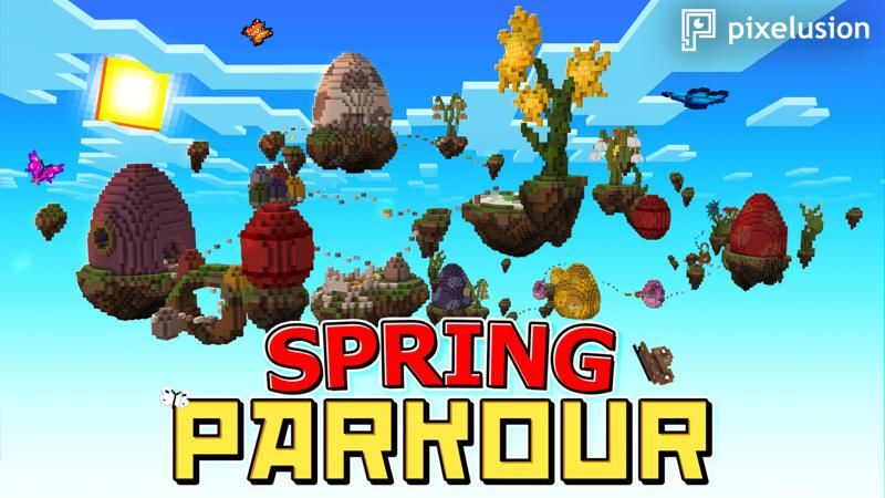 Spring Parkour on the Minecraft Marketplace by Pixelusion