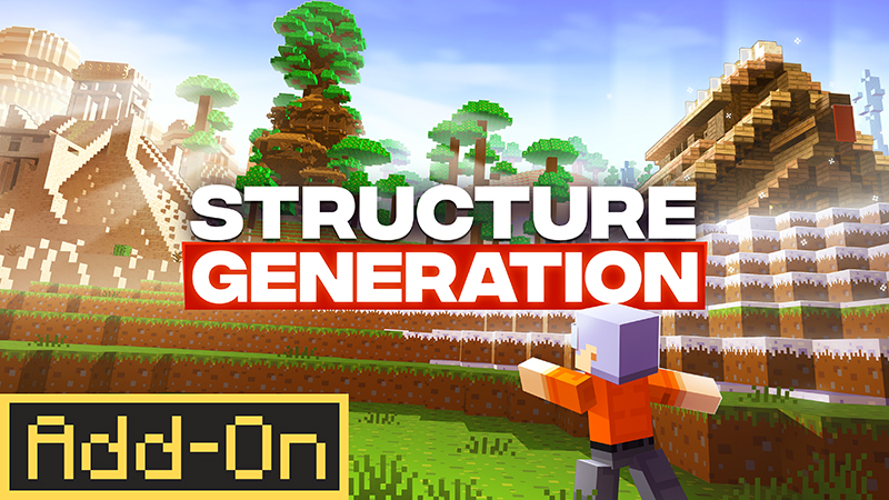 STRUCTURE GENERATION Add-On on the Minecraft Marketplace by Pixelusion