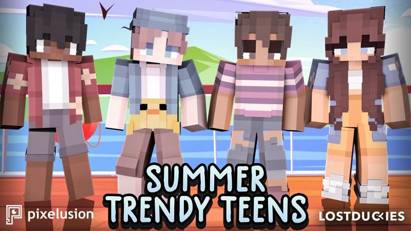 Summer Trendy Teens on the Minecraft Marketplace by Pixelusion