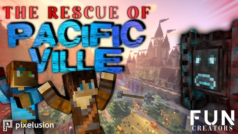 The Rescue of Pacific Ville on the Minecraft Marketplace by Pixelusion