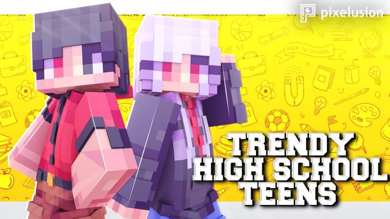 Trendy High School Teens on the Minecraft Marketplace by Pixelusion