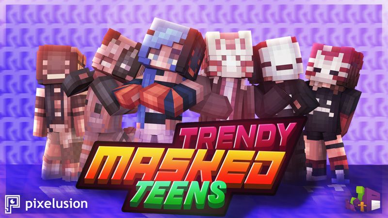 Trendy Masked Teens on the Minecraft Marketplace by Pixelusion