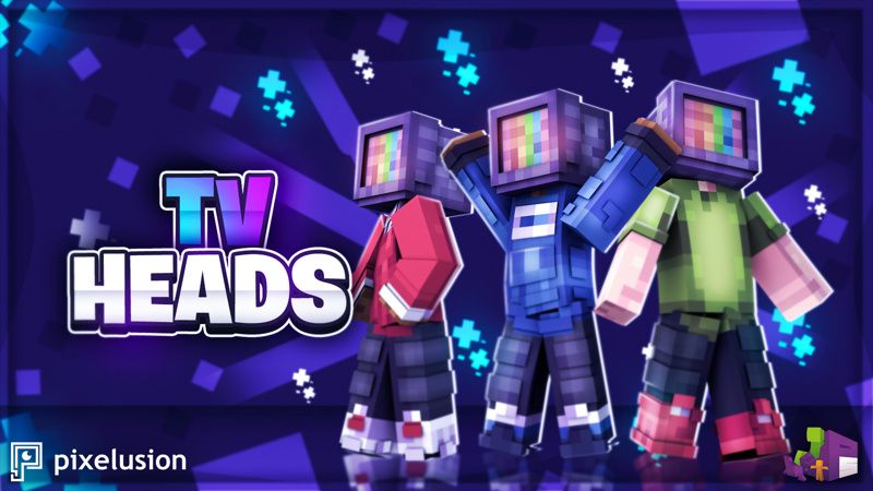 TV Heads on the Minecraft Marketplace by Pixelusion