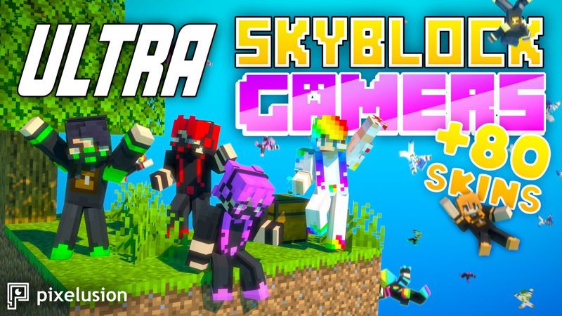 Ultra Skyblock Gamers on the Minecraft Marketplace by Pixelusion