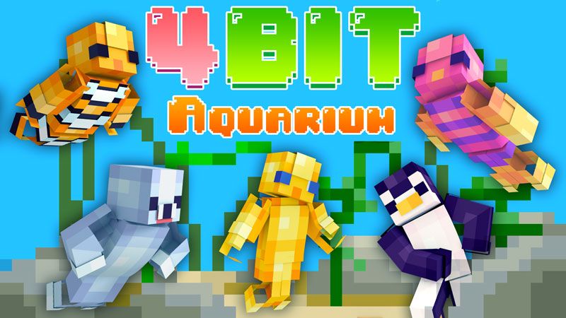 4BIT Aquarium Animals on the Minecraft Marketplace by Podcrash