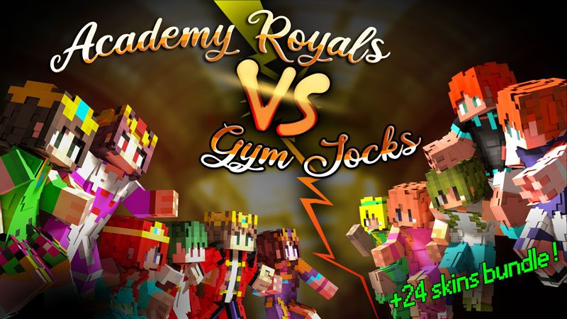 Academy Royals vs Gym Jocks on the Minecraft Marketplace by Podcrash