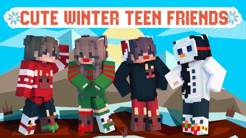 Cute Winter Teen Friends on the Minecraft Marketplace by Podcrash