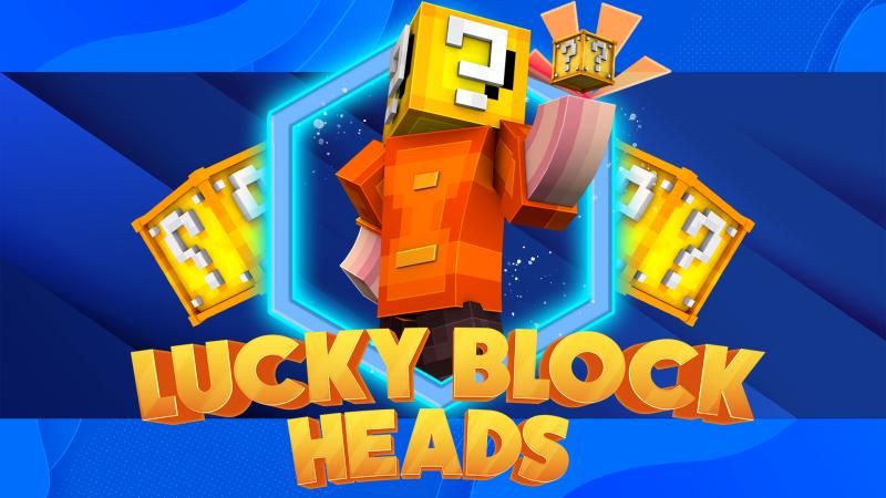 Lucky Block Heads on the Minecraft Marketplace by Podcrash