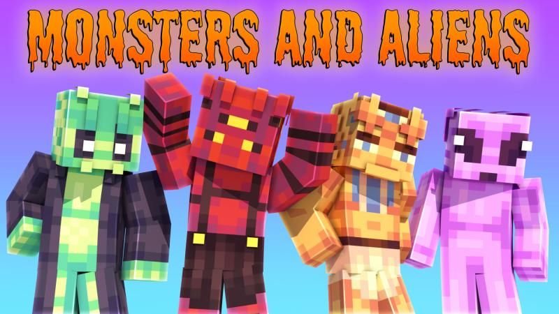 Monsters and Aliens on the Minecraft Marketplace by Podcrash