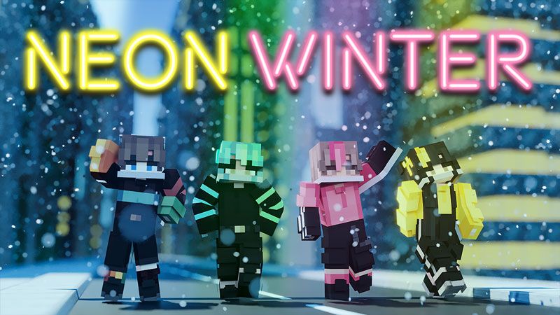 Neon Winter on the Minecraft Marketplace by Podcrash