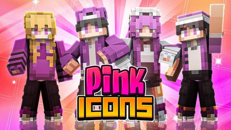 Pink Icons on the Minecraft Marketplace by Podcrash