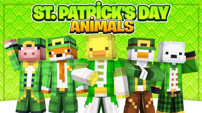 St. Patrick's Day Animals on the Minecraft Marketplace by Podcrash