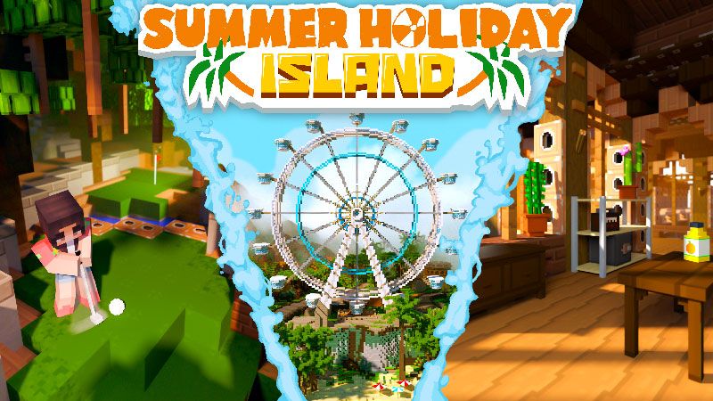 Summer Holiday Island on the Minecraft Marketplace by Podcrash