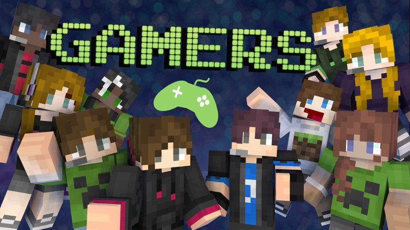 Gamers Skin Pack on the Minecraft Marketplace by polymaps