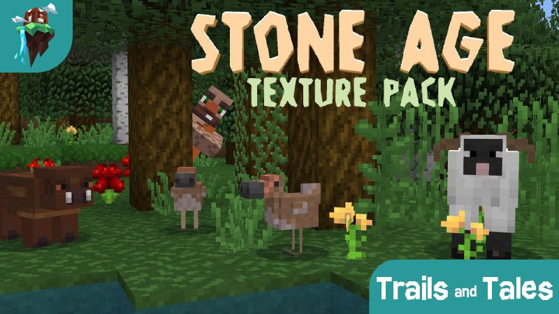 Stone Age Texture Pack on the Minecraft Marketplace by polymaps