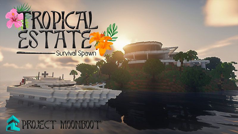 Tropical Estate on the Minecraft Marketplace by Project Moonboot