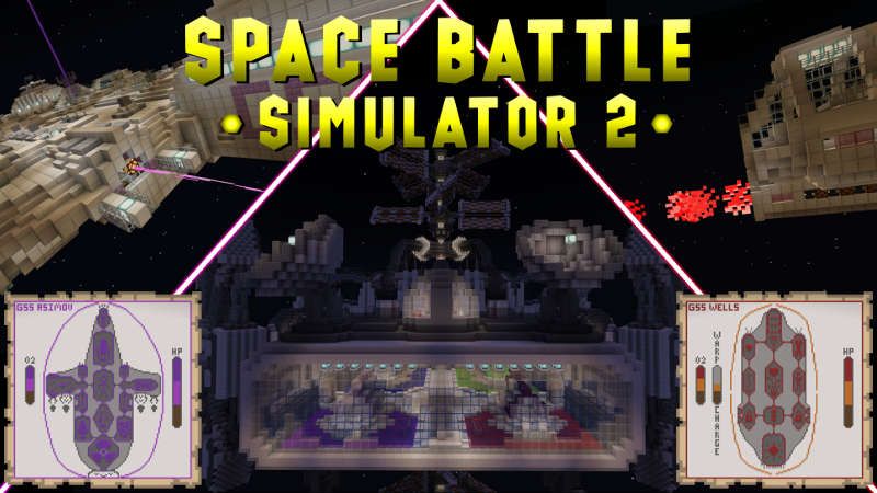 Space Battle Simulator 2 on the Minecraft Marketplace by qwertyuiopthepie