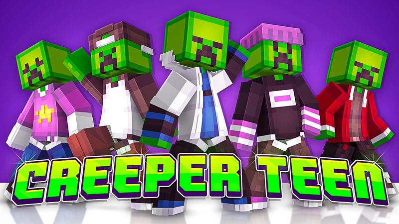 Creeper Teen on the Minecraft Marketplace by Radium Studio