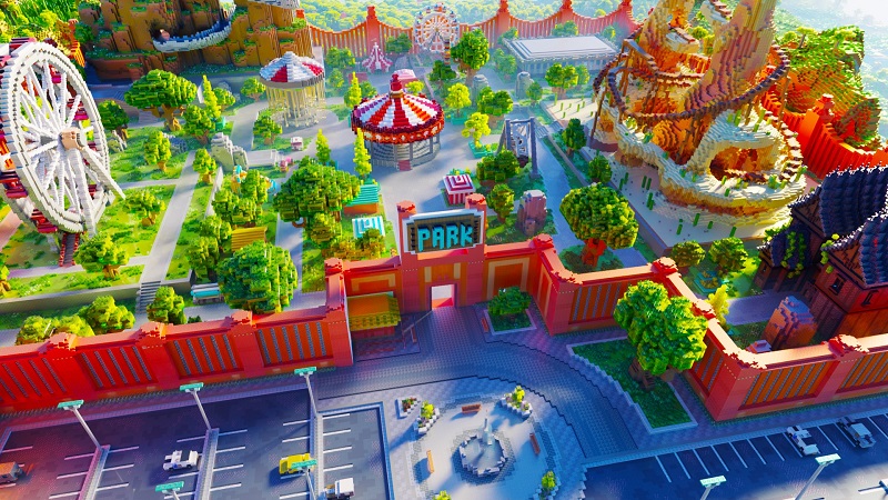 Amusement Park on the Minecraft Marketplace by Rainbow Theory