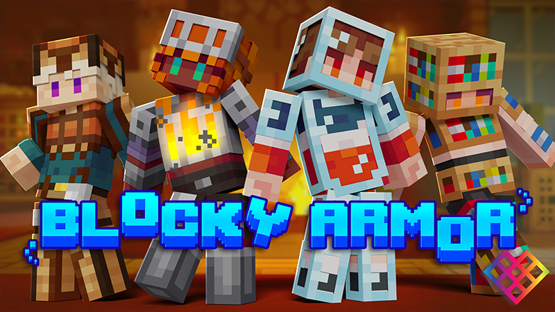 Blocky Armor on the Minecraft Marketplace by Rainbow Theory
