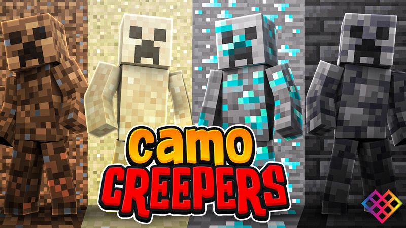 Camo Creepers on the Minecraft Marketplace by Rainbow Theory