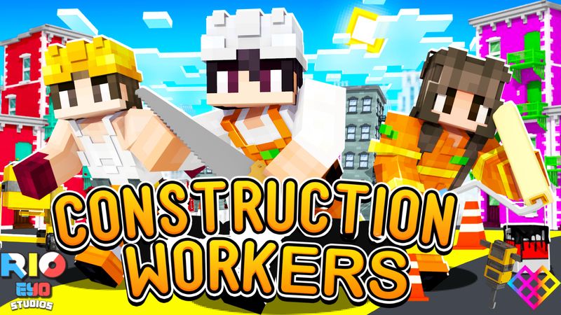 Construction Workers on the Minecraft Marketplace by Rainbow Theory