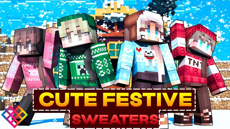 Cute Festive Sweaters on the Minecraft Marketplace by Rainbow Theory