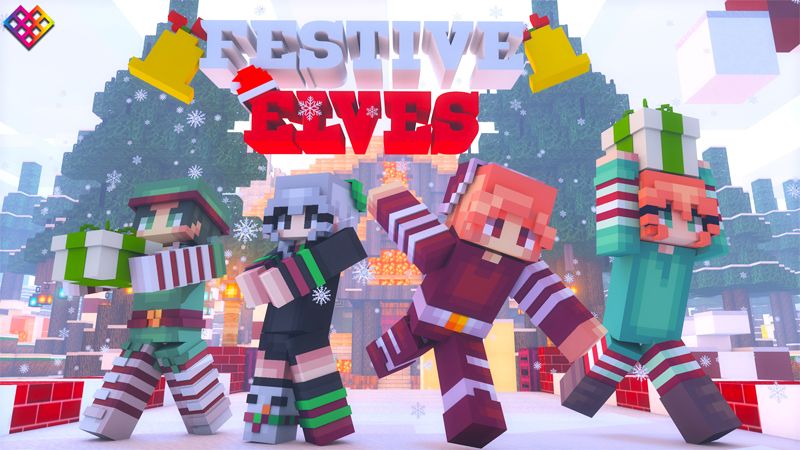 Festive Elves on the Minecraft Marketplace by Rainbow Theory