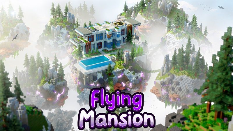 Flying Mansion on the Minecraft Marketplace by Rainbow Theory