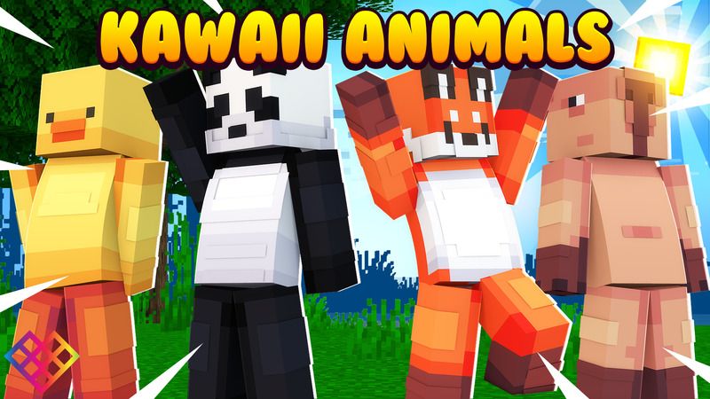 Kawaii Animals on the Minecraft Marketplace by Rainbow Theory