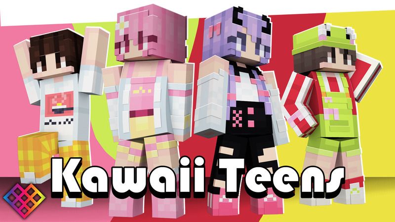 Kawaii Teens on the Minecraft Marketplace by Rainbow Theory