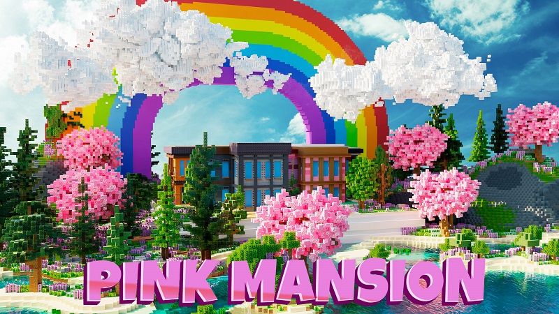 Pink Mansion on the Minecraft Marketplace by Rainbow Theory