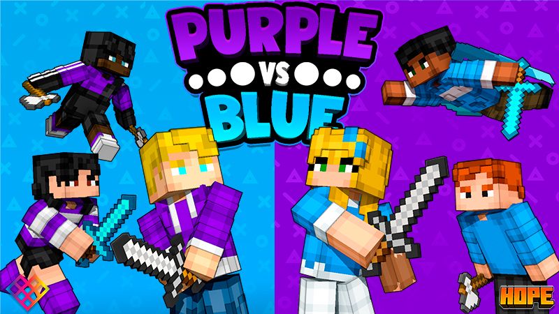 Purple Vs Blue on the Minecraft Marketplace by Rainbow Theory