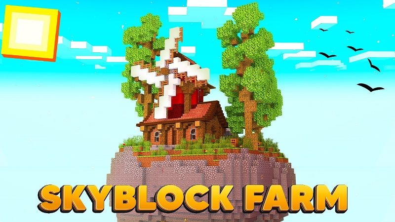 Skyblock Farm on the Minecraft Marketplace by Rainbow Theory