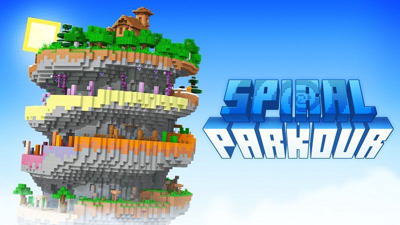 Spiral Parkour on the Minecraft Marketplace by Rainbow Theory