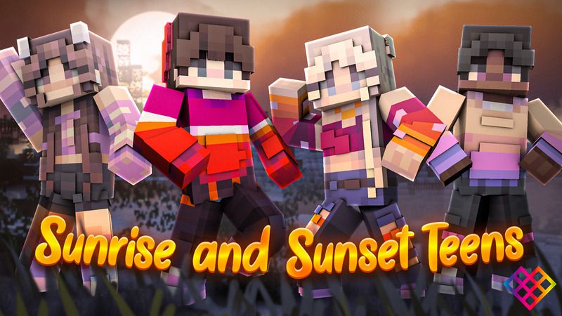 Sunrise and Sunset Teens on the Minecraft Marketplace by Rainbow Theory