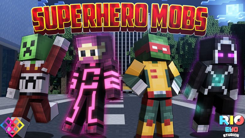 Superhero Mobs on the Minecraft Marketplace by Rainbow Theory