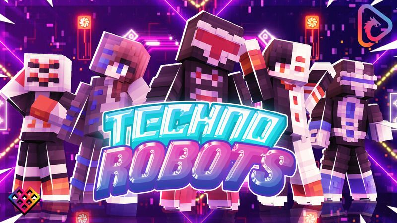 Techno Robots on the Minecraft Marketplace by Rainbow Theory