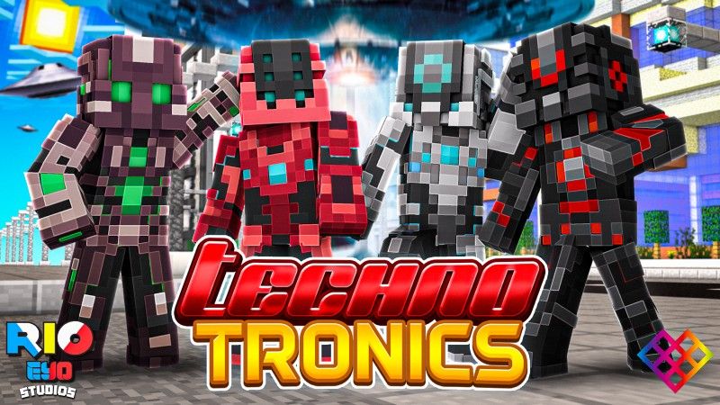 Techno Tronics on the Minecraft Marketplace by rainbow-theory