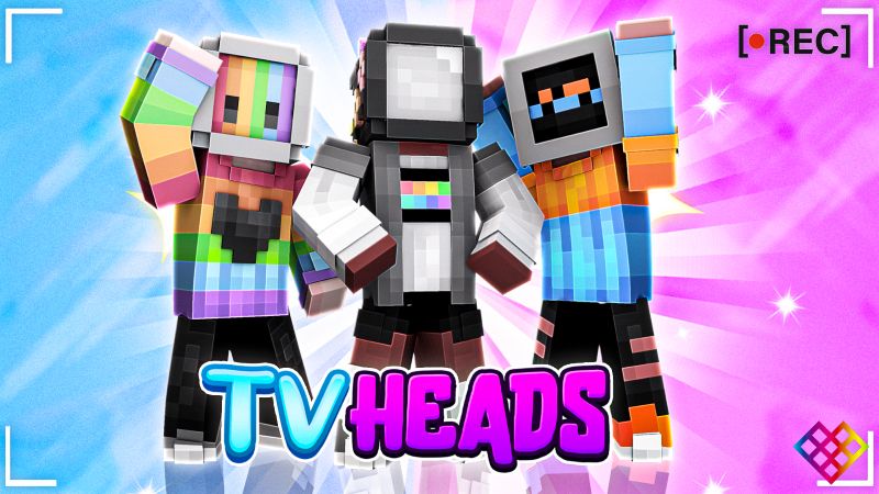 TV Heads on the Minecraft Marketplace by Rainbow Theory