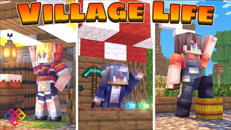 Village Life on the Minecraft Marketplace by Rainbow Theory