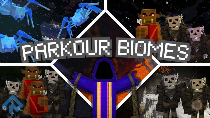 Amazing Parkour Biomes on the Minecraft Marketplace by RareLoot