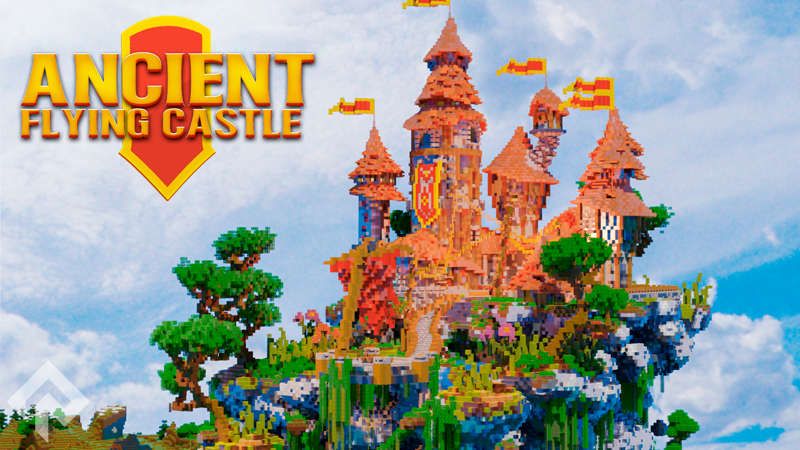 Ancient Flying Castle on the Minecraft Marketplace by RareLoot