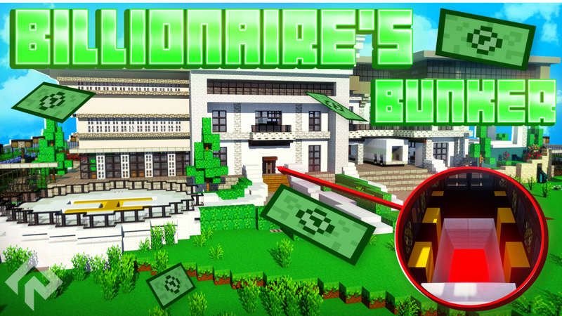 Billionaire's Bunker on the Minecraft Marketplace by RareLoot